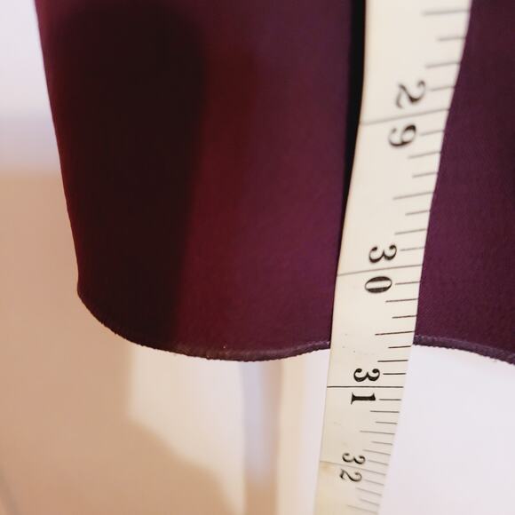Wilfred Aritzia maroon red slip dress Size 8 minimal clean girl old money - Picture 11 of 11